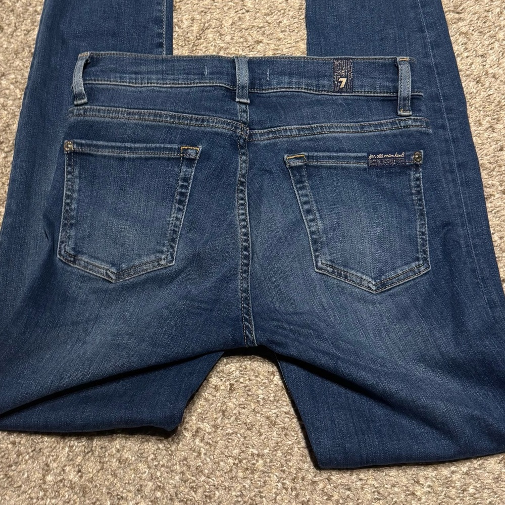 7 For All Mankind Women's Blue Jeans